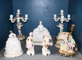 (LOT OF 7) CONTINENTAL PORCELA