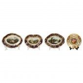 (LOT OF 7) ENGLISH FLORAL DECO