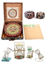 LOT OF 7: GAMBLING DEVICES AND