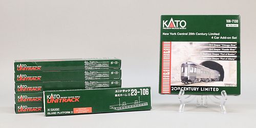 LOT OF 7 KATO ISLAND PLATFORM D