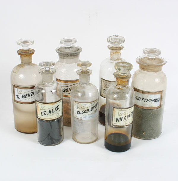 Lot of 7 Pharmacy apothecary