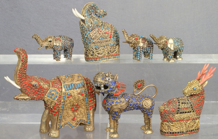 Lot of 7 pieces of Nepalese