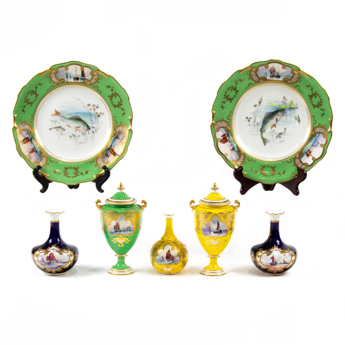 (LOT OF 7) ROYAL CROWN DERBY