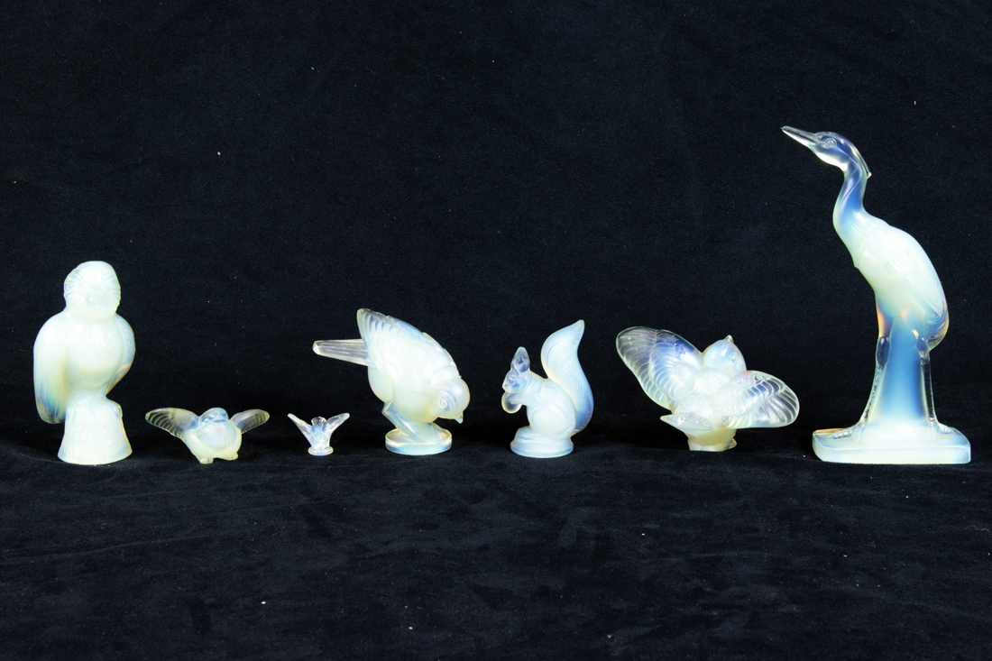 (LOT OF 7) SABINO OPALESCENT
