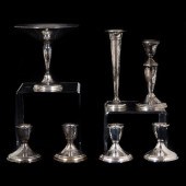 (LOT OF 7) STERLING WEIGHTED T