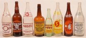 LOT OF 7 VINTAGE PAINTED LABEL