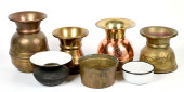 LOT OF 7 VINTAGE SPITTOONS<br>