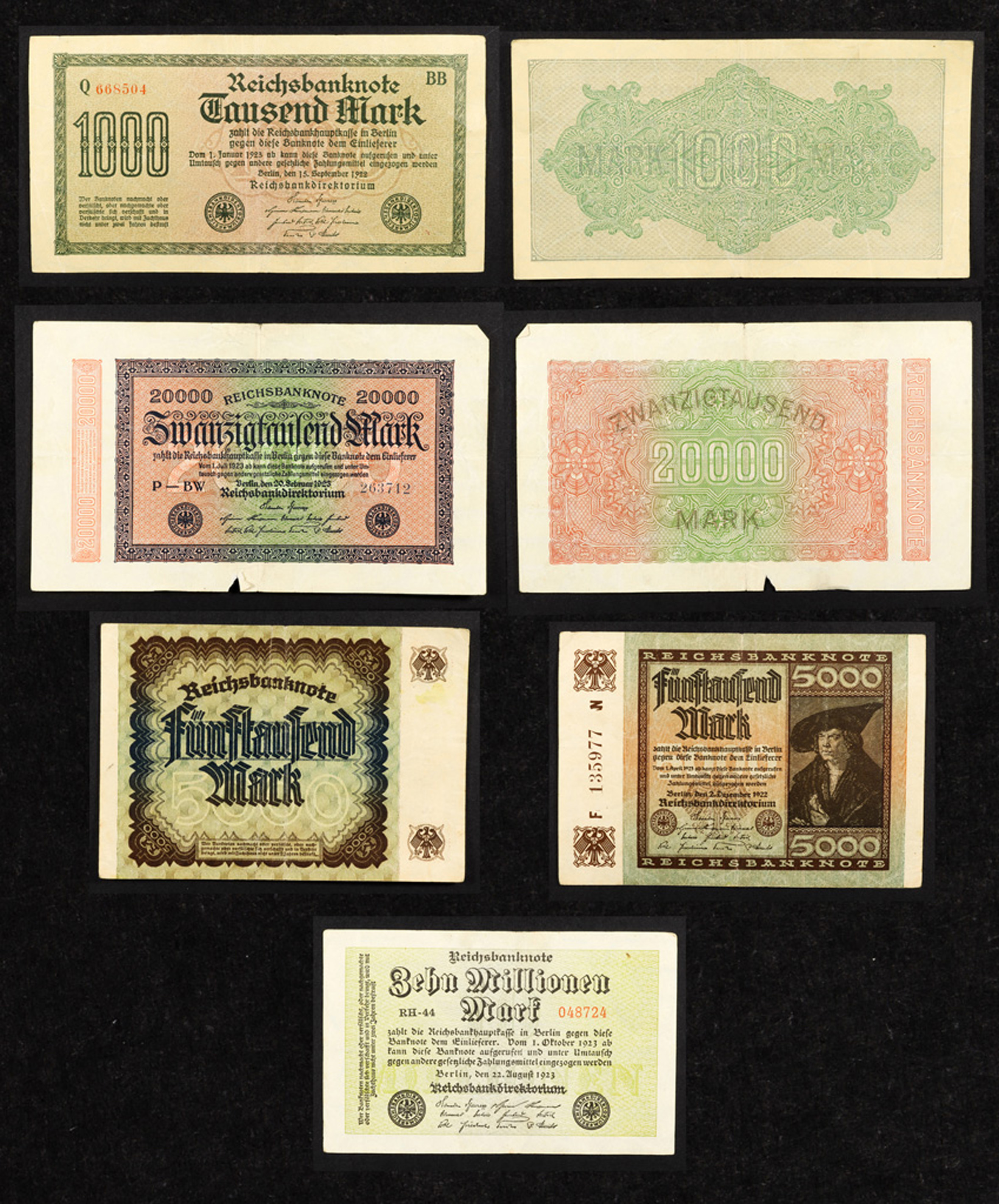 (LOT OF 79) REICHSMARK:  (20)