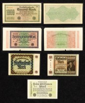(LOT OF 79) REICHSMARK:  (20)