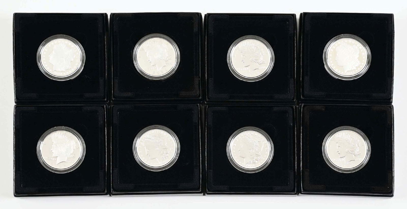 LOT OF 8: AMERICAN SILVER