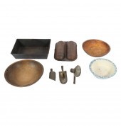 LOT OF 8 ANTIQUE KITCHEN SUPPL