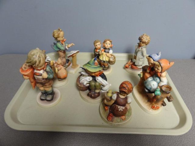 Lot of 8 Assorted Hummels.From a
