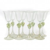 (LOT OF 8) BLOWN VENETIAN GLAS
