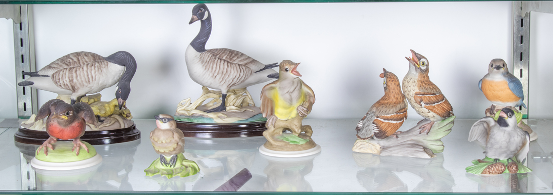 (LOT OF 8) BOEHM PORCELAIN