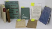 LOT OF 8 BOOKS AND PAMPHLETS R
