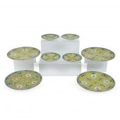 (LOT OF 8) CHINESE FAMILLE ROS
