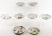 (LOT OF 8) CHINESE FAMILLE ROS