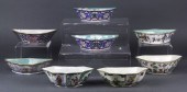(LOT OF 8) CHINESE FAMILLE ROS