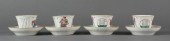 (LOT OF 8) CHINESE FAMILLE ROS