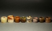 (LOT OF 8) CHINESE HARDSTONE A