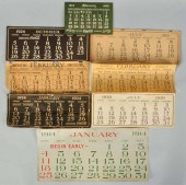 Lot of 8: Coca-Cola Calendar P