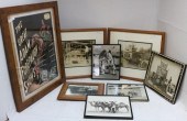 LOT OF 8 FRAMED 20TH CENTURY P