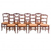 (LOT OF 8) FRENCH PROVINCIAL S