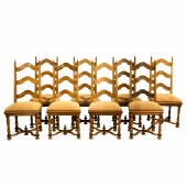 (LOT OF 8) FRENCH PROVINCIAL S