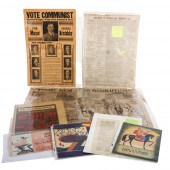LOT OF 8 HISTORICAL NEWSPAPER