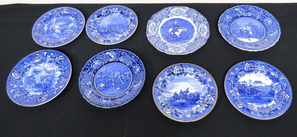 LOT OF 8 HISTORICAL STAFFORDSHIRE