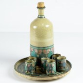 (LOT OF 8) MEXICAN STONEWARE T