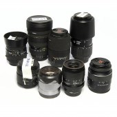 (LOT OF 8) NIKON, SIGMA, AND S