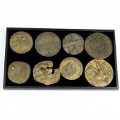 (LOT OF 8) PORTUGUESE  BRONZE