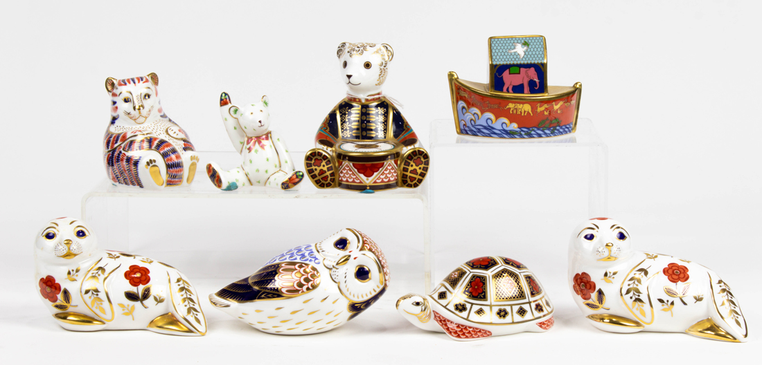 (LOT OF 8) ROYAL CROWN DERBY