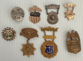LOT OF 8 VARIOUS ANTIQUE MEDAL