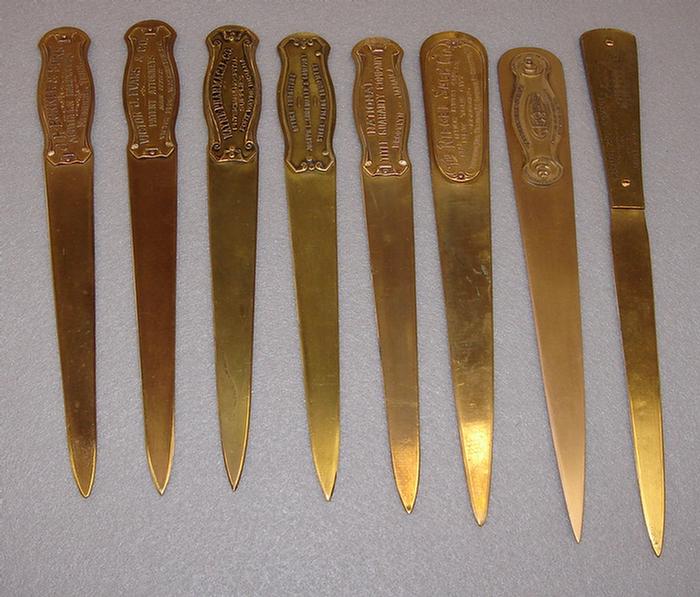 Lot of 8 vintage brass