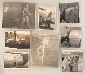 LOT OF 8 VINTAGE ORIGINAL WWII