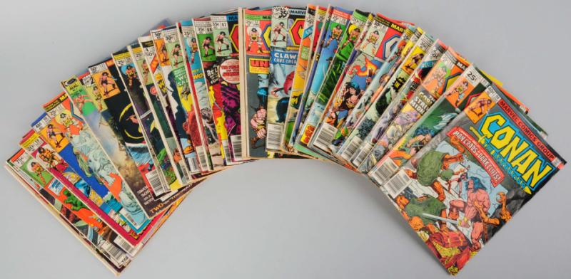 Lot of 80+ 1970s Conan the