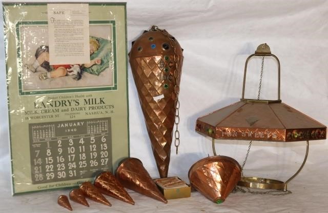 LOT OF 9 20TH CENTURY ICE CREAM