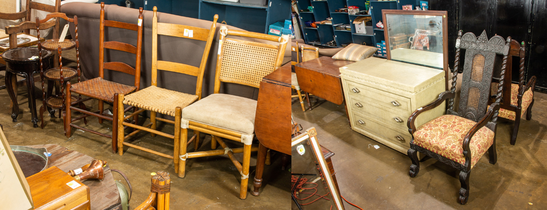 (LOT OF 9) ASSOCIATED FURNITURE