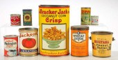 Lot of 9: Assorted Food Tins.