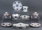 (LOT OF 9) CHINESE DOUCAI WARE