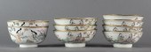 (LOT OF 9) CHINESE FAMILLE ROS
