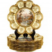 (LOT OF 9) EIGHT ROYAL CROWN D
