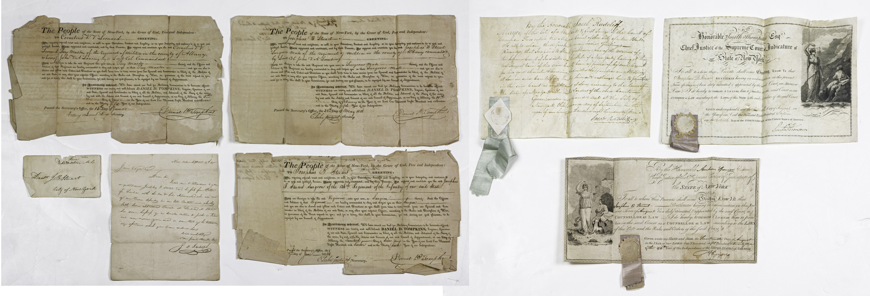(LOT OF 9) HISTORICAL DOCUMENTS