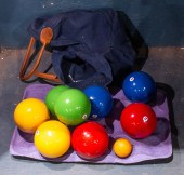 (LOT OF 9) ITALIAN BOCCE BALL