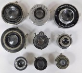 LOT OF 9 MEDIUM FORMAT SHUTTER