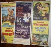LOT OF 9 MID-CENTURY MOVIE POS