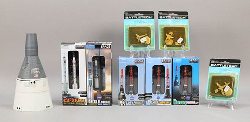 LOT OF 9 - NASA ROCKET/SPACE