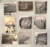 LOT OF 9 ORIGINAL VINTAGE WWII